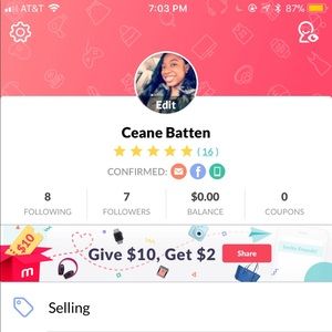 Shop my Mercari Page